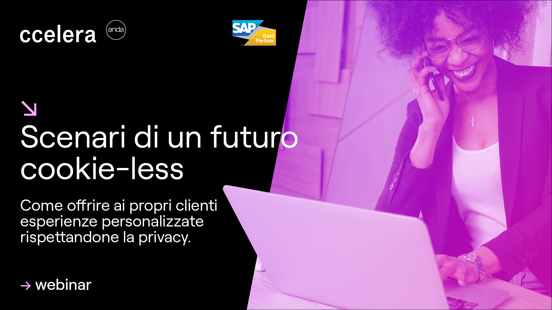 Webinar Header: Scenari di un futuro cookie-less