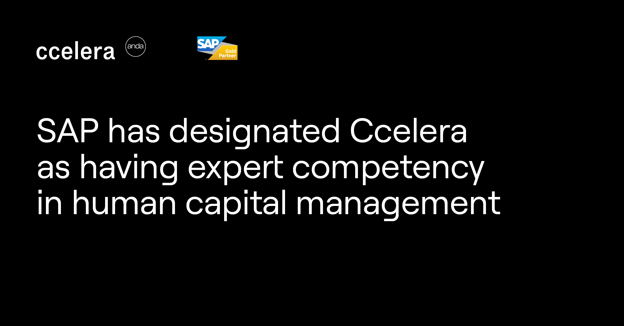 Ccelera is an “Expert” in SAP HCM solutions